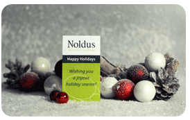 happy holidays from Noldus